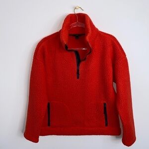 J. Crew Polartec Fleece Half Zip Pullover Jacket Size Small S